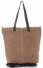Kožené kabelka shopper bag Vera Pelle zemitá 80041